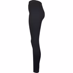 BuildYourBrand Leggings in jersey stretch neri da Donna, Black XS, BY099 – immagine 5