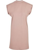 BuildYourBrand Damenkleid mit Stehkragen und Schulterdetails – Dusk Rose