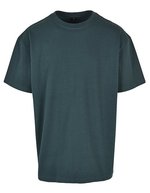 Schweres Oversize-T-Shirt – Verde bottiglia