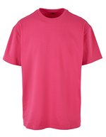 Schweres Oversize-T-Shirt – Hibiskus Rosa