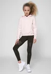 BuildYourBrand Cropped Girls' Sweatshirt with Hood, Black 110/116, BY113 – image 2