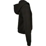 BuildYourBrand Cropped Girls' Sweatshirt with Hood, Black 110/116, BY113 – image 6