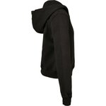 BuildYourBrand Bauchfreies Mädchen-Cropped-Sweatshirt mit Kapuze, Black 134/140, BY113 – Bild 6