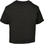 BuildYourBrand Mädchen Cropped Jersey T-Shirt Baumwolle, Black 158/164, BY114 – Bild 4