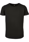 BuildYourBrand T-shirt fille coupe raccourcie, Black 122/128, BY115 – image 3