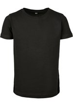 BuildYourBrand Mädchen T-Shirt mit verkürztem Schnitt, Black 122/128, BY115 – Bild 3