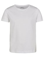 BuildYourBrand Mädchen T-Shirt mit verkürztem Schnitt – White
