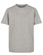 BuildYourBrand Basic T-Shirt aus Baumwolle für Kinder, Baltic Blue 110/116, BY116 – Chine Gris