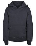 BuildYourBrand Kids' Basic Hoody 2023 mit Kängurutasche, Black 134/140, BY117 – Marine