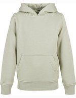 BuildYourBrand Kids' Basic Hoody 2023 mit Kängurutasche, Black 134/140, BY117 – Doux Salvia