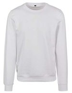 BuildYourBrand Premium Crewneck Sweatshirt 80% Baumwolle, White S, BY119 – White