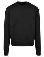 Premium Oversize Crewneck Sweatshirt Schwarz – Bild 2