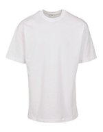 BuildYourBrand Oversize Premium Jersey T-Shirt Baumwolle, Black M, BY122 – White