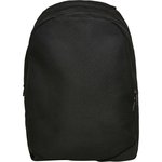 BuildYourBrand Schwarzer Rucksack mit zwei Taschen, Black 45 x 32 x 18 cm, BY126 – Bild 3
