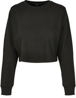 Cropped Crew Shirt aus Baumwolle – Black