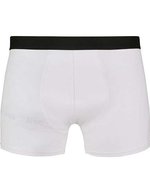 BuildYourBrand Boxershorts 2er-Pack mit Gummibund, Black S, BY132 – White