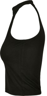 BuildYourBrand Figurbetontes bauchfreies Turtleneck-Top, White XS, BY134 – Bild 5