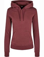 BuildYourBrand Hoody aus 100% Bio-Baumwolle für Damen, Black XS, BY139 – Cherry