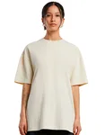 BuildYourBrand Oversized T-Shirt aus Baumwolle für Damen, Black L, BY149 – White Sand