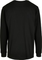 BuildYourBrand Bio-Baumwolle Langarmshirt mit Rippbündchen, White XXL, BY150 – Bild 4