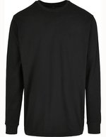 BuildYourBrand Bio-Baumwolle Langarmshirt mit Rippbündchen, White XXL, BY150 – Bild 2