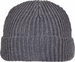 BuildYourBrand Recycled Polyester Knitted Beanie with Cuff, Asphalt One Size, BY154 – image 3