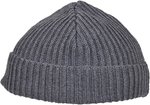 BuildYourBrand Recycelte Polyester Strickmütze mit Umschlag, Asphalt One Size, BY154 – Bild 6