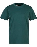 BuildYourBrand T-Shirt 2.0 mit Crewneck für Kinder, Black 110/116, BY158 – Verde bottiglia