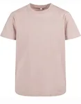 BuildYourBrand T-Shirt 2.0 mit Crewneck für Kinder, Black 110/116, BY158 – Dusk Rose