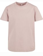 BuildYourBrand T-Shirt 2.0 mit Crewneck für Kinder, Black 110/116, BY158 – Dusk Rosa