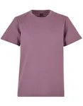 BuildYourBrand T-Shirt 2.0 mit Crewneck für Kinder, Black 110/116, BY158 – Grape Violet