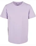 BuildYourBrand T-Shirt 2.0 mit Crewneck für Kinder, Black 110/116, BY158 – Lilac