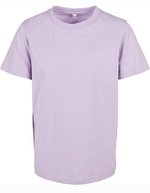 BuildYourBrand T-Shirt 2.0 mit Crewneck für Kinder, Black 110/116, BY158 – Lilla