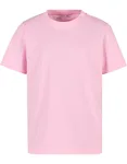 BuildYourBrand T-Shirt 2.0 mit Crewneck für Kinder, Black 110/116, BY158 – Soft Pink