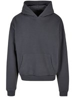 BuildYourBrand Build Your Brand Ultra Heavy Cotton Box Hoody Cobalt Blue S (BY162), BY162 – Gris fonce