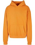 BuildYourBrand Build Your Brand Ultra Heavy Cotton Box Hoody Cobalt Blue S (BY162), BY162 – Forgotten Orange