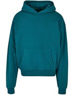BuildYourBrand Build Your Brand Ultra Heavy Cotton Box Hoody Cobalt Blue S (BY162), BY162 – Vert