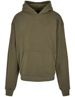 BuildYourBrand Build Your Brand Ultra Heavy Cotton Box Hoody Cobalt Blue S (BY162), BY162 – Olive