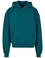 BuildYourBrand Build Your Brand Ultra Heavy Cotton Box Hoody Cobalt Blue S (BY162), BY162 – Retro Vert