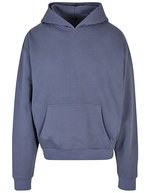 BuildYourBrand Build Your Brand Ultra Heavy Cotton Box Hoody Cobalt Blue S (BY162), BY162 – Vintage Bleu