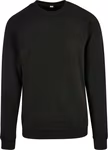 BuildYourBrand Sweatshirt Organic Basic Crew Bio-Baumwolle, Black S, BY173 – Bild 3