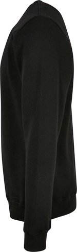 BuildYourBrand Sweatshirt Organic Basic Crew Bio-Baumwolle, Black S, BY173 – Bild 5