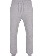 BuildYourBrand Bio-Baumwoll-Sweatpants mit Kordelzug – Heather Grey