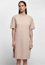 BuildYourBrand Bio Oversized Kleid mit Schlitz für Damen, Black XL, BY181 – Bild 1