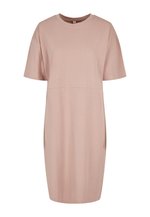 BuildYourBrand Bio Oversized Kleid mit Schlitz für Damen, Black XL, BY181 – Bild 3