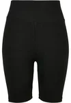 BuildYourBrand High Waist Fahrrad Shorts Schwarz, Black 4XL, BY184 – Bild 3