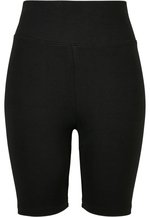 BuildYourBrand High Waist Fahrrad Shorts Schwarz, Black XS, BY184 – Bild 3