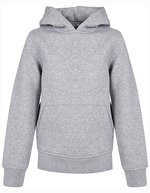 Bio-Baumwolle Basic Hoodie für Kinder – Heather Grey
