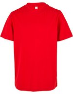 BuildYourBrand Bio-Basic T-Shirt für Kinder, Black 122/128, BY186 – City Red