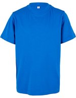 BuildYourBrand Bio-Basic T-Shirt für Kinder, Black 122/128, BY186 – Intense Blue